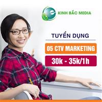 TUYỂN 05 CTV HỖ TRỢ VĂN PHÒNG THÁNG 08 - 2022