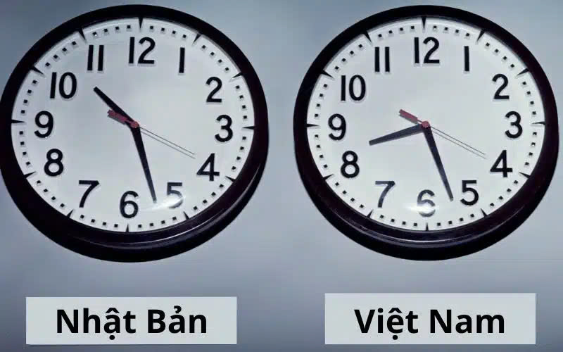 Múi giờ Nhật Bản và Việt Nam có gì khác nhau