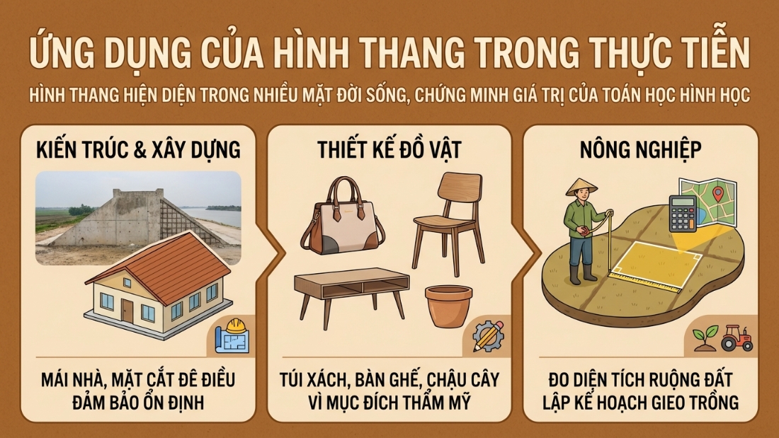 Diện tích hình thang cân