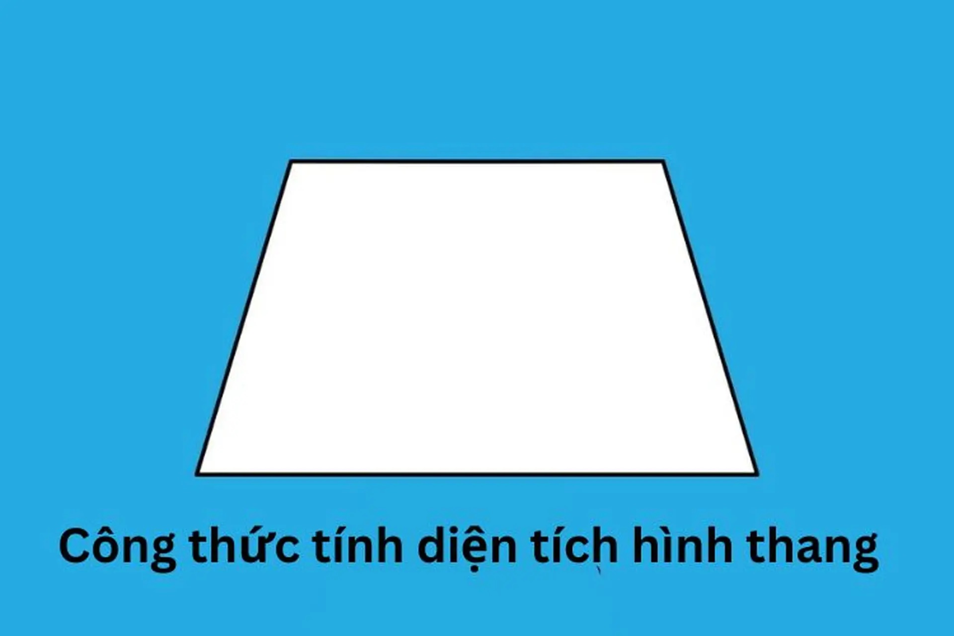 Diện tích hình thang cân