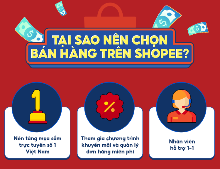 Cách tạo tài khoản bán hàng trên shopee