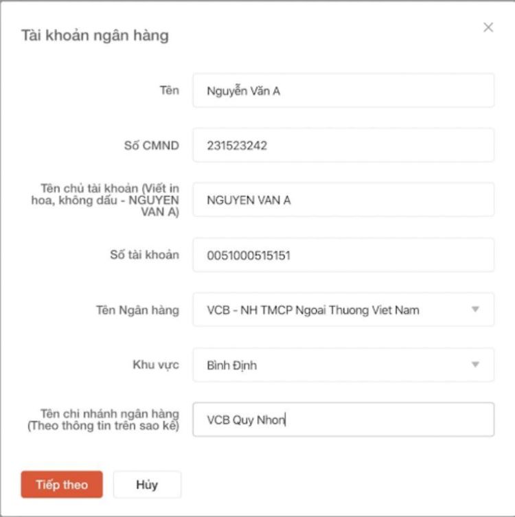 Cách tạo tài khoản bán hàng trên shopee